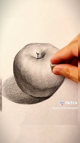 ❤️✏️ How To Draw An Apple, Anyone Can Do It. | Pencil Drawing #pencildrawing #pencilart #drawing #drawingtutorial #howtodraw #sketch #art #artist #fyp