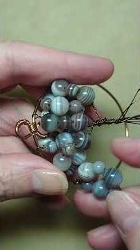 Making a Tree-of-life Pendant (Number 238) with Banded Agate Beads