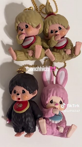 モンチッチのガチャガチャ🫧🎀#monchhichi #モンチッチ #めじるしアクセサリー #ガチャ #ガチャガチャ #おすすめ