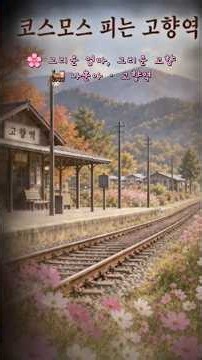 이 노래 들으면 고향 가고 싶어져요 🌸🚂 나훈아 ‘고향역’ #나훈아 #고향역 #코스모스 #고향이좋아