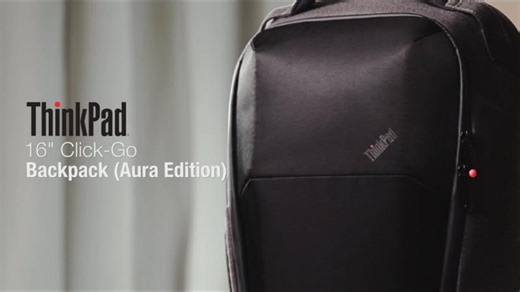 Made for life in motion | Lenovo ThinkPad 16-inch Click-Go Backpack (Aura Edition) | Andy Grime