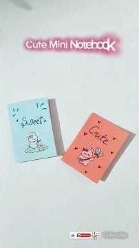CUTE MINI NOTEBOOK 🪻 #shorts #trending