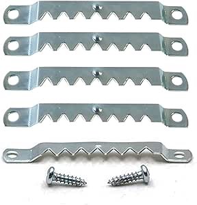 20 Pack - Large Sawtooth Picture Hangers with Screws - Sawtooth Hanger