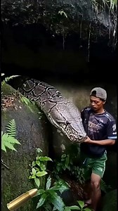 Python at the cave so big #comedy #funny