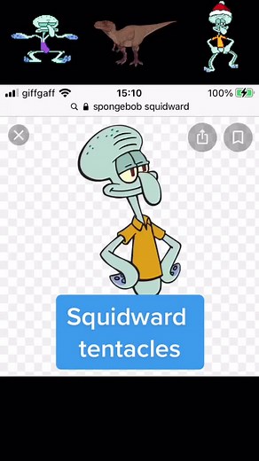 Squidward T. rex = ? #spongebob #jurassicworld #spongebobmoviespongeoutofwater