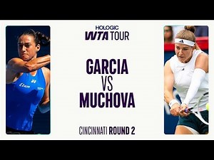 Caroline Garcia vs. Karolina Muchova | 2025 Cincinnati Round 2 | WTA Match Highlights