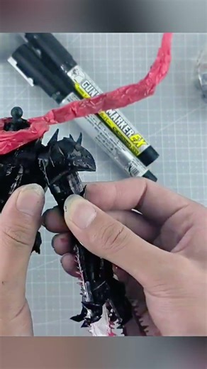 Super Detailed Pochita & Denji Armor Making Process, A Must-Learn for Anime Fans! #gundam