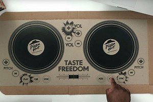 The world’s first playable DJ pizza box