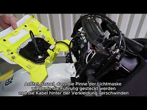 LED Scheinwerfer Einbau an Husqvarna 701 | 2023 CE geprüft #Ledscheinwerfer #Lampe #LED #Supermoto