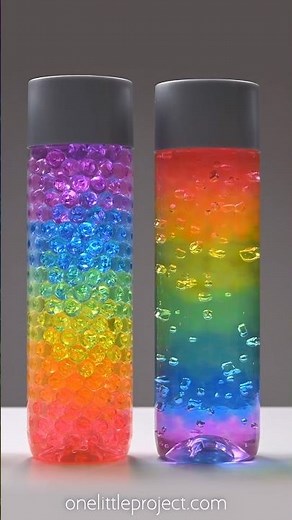 Rainbow Sensory Bottles🌈💧