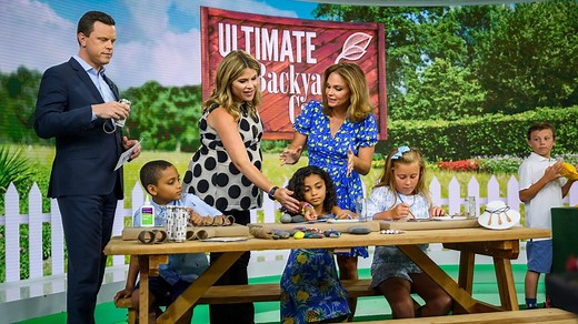 Host a camp-themed party with food, drinks, decor