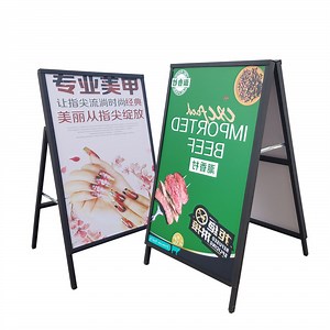 [Hot Item] Outdoor Metal Double Sided a Poster Board Stands Display Stand / Movie Poster Display Stand