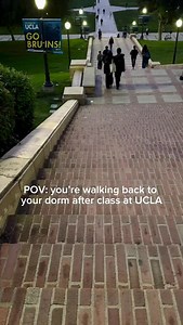 Walking back to your dorm after class at UCLA and this is the view 🍂🌅 #uclaalumni | UCLA Alumni