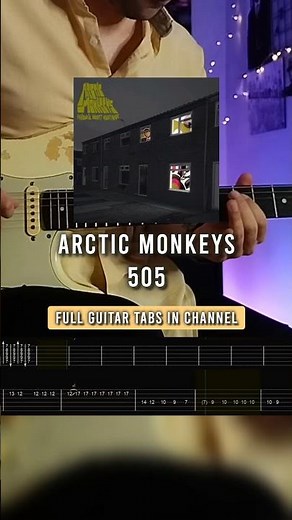 Arctic Monkeys-505 (Guitar tabs/tutorial/lesson) #indierock