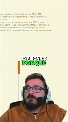 ABAP RAP: Desvende o Modelo de Programação e Arquitetura REST! #shorts