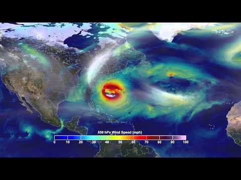 Superstorm Sandy's Track, Winds Intensity Visualized By Supercomputer | Video