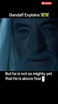 Sauron is not above fear #lotr #gandalf #sauron #aragon #explained #wizard #tolkien