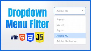 Dropdown Menu Filter – HTML5, CSS3 & JavaScript