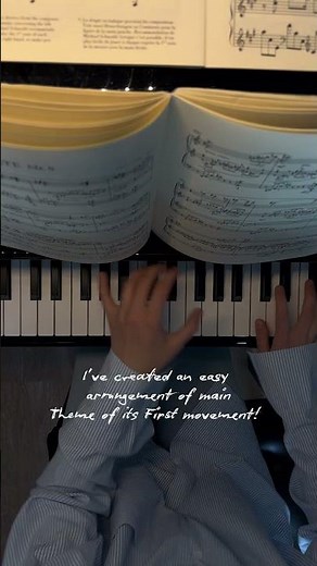 Easy arrangement of first theme from Rachmaninoff’s First Concerto- available in my new 🎹 book!
