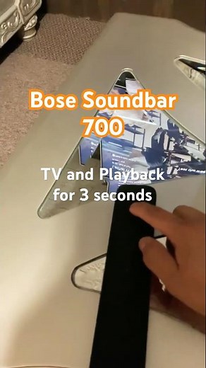 Bose sound bar 700 How to get ambar color