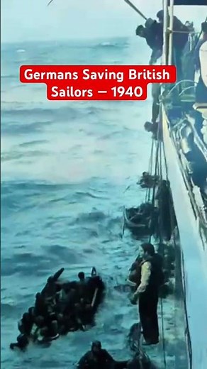 Germans Saving British Sailors — 1940. Narvik: The Last Moment of an Old War