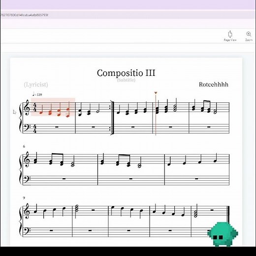 Creating a song in Noteflight | Rotcehhhh