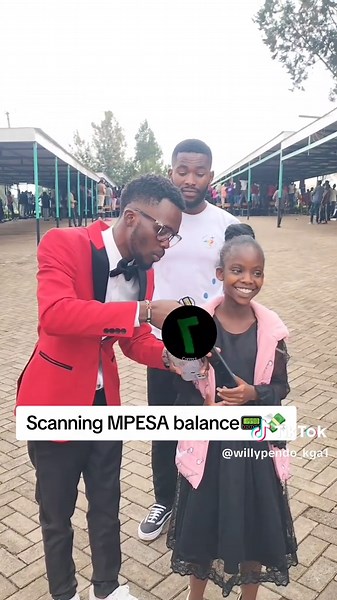 Scanning MPESA balance📟💸