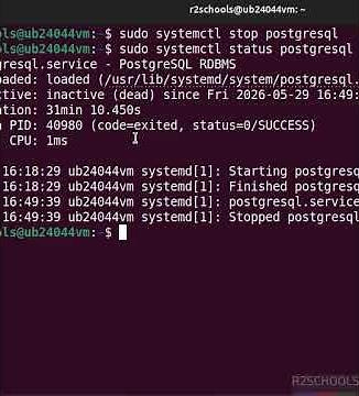 How to Start, Stop & Restart PostgreSQL Server on Ubuntu Linux | Complete Beginner Guide!