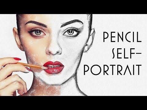 Photoshop: How to Create a Pencil Self-Portrait