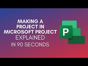 How To Make A Project In Microsoft Project? (2024)