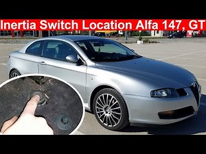 Alfa Romeo 147, GT Inertia Switch, Fuel Cut Off Switch Location