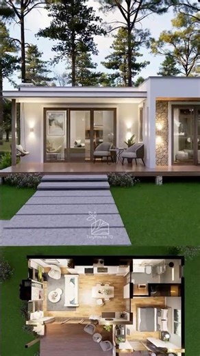 👆🏻Click above to watch full Video House with a View of Nature Beautiful 4x9 #casa #tinyhouse