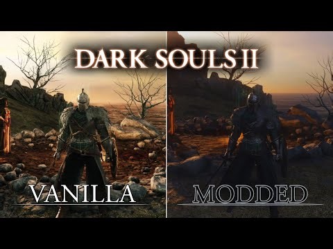 Dark Souls II Vanilla vs Modded (PC, 1080p 100+ FPS)