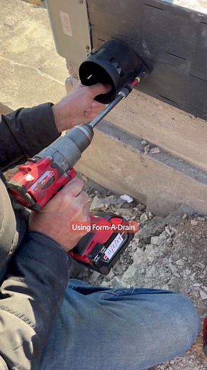 How to Use Form-A-Drain for House Footings