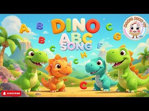 ABC Song with Dinosaurs🦕 | Alphabet Nursery Rhyme for Kids and Toddlers | Learn Letters with Dinos