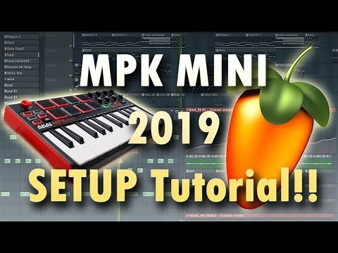 How To set up Your MPK MINI with FL Studio, 2019!