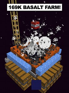 169K Basalt Farm for Donut SMP and Vanilla! Download schematics in bio! #minecraftfarm #minecraft #donutsmp