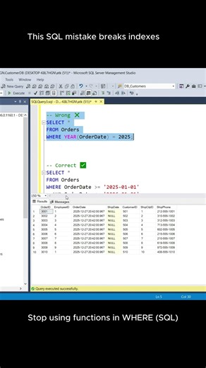 This SQL mistake breaks indexes
