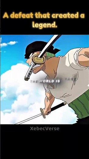 Zoro vs Mihawk — The Fight That Changed Everything ⚔️🔥