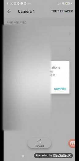 Share a live camera with the Tapo app, Tapo camera sharing settings