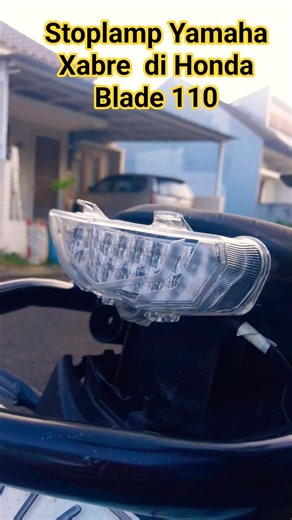 Installing the Yamaha Xabre Stop Lamp on the Honda Blade 110 #motorcyclehobby #hondablade #stopla...