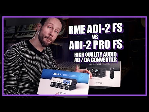 The RME ADI 2 FS & ADI 2 PRO FACE TO FACE! | Audiophile grade AD/DA converters / DAC