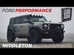 Ford Bronco 2.3L PERFORMANCE TUNE Install and Dragy Acceleration Test Results! 2022 RTR Everglades