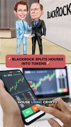 Real estate tokenization market shift #BlackRock #tokenization #realworldassets