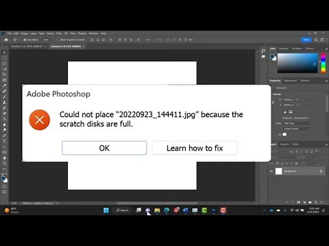 Scratch Disks Are Full Photoshop - How to Clear Scratch Disks (Watch Before You Delete Anything)