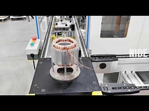 Automatic induction motor stator manufacturing process #machine #industrial #automation