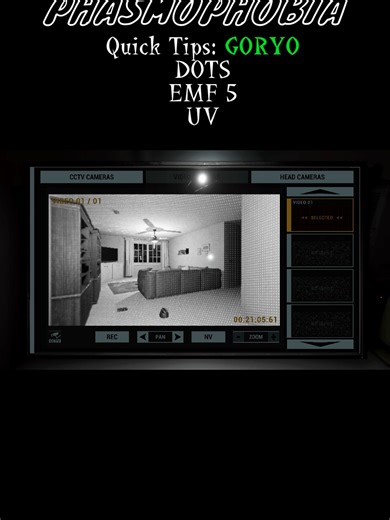 Phasmophobia GORYO Quick Tips Ghost Guide #phasmophobia #gameplay #guide #paranormal #investigation