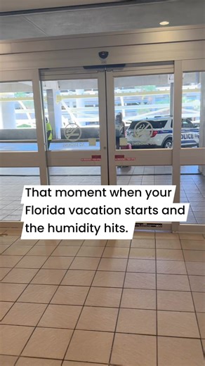 IYKYK. The Florida humidity is always there to remind you where you traveled to. #florida #mco #orlando #travel | In The Loop