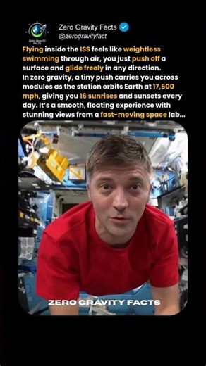ISS Zero Gravity: Astronauts Glide Like They're Flying?