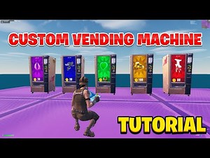 How to make CUSTOM Vending Machine in UEFN!